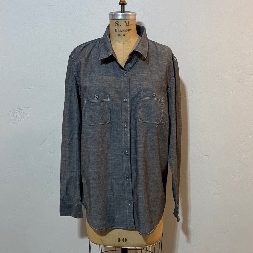 District Charcoal Button-Up Shirt